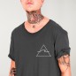 Men T-Shirt Open neck Charcoal Current