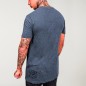 Camiseta de Hombre Azul Minimal Palm