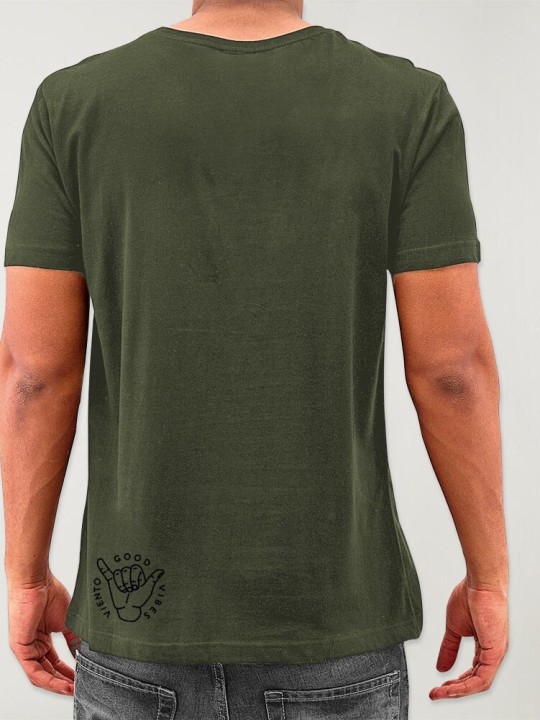 Men T-Shirt Khaki Sea You