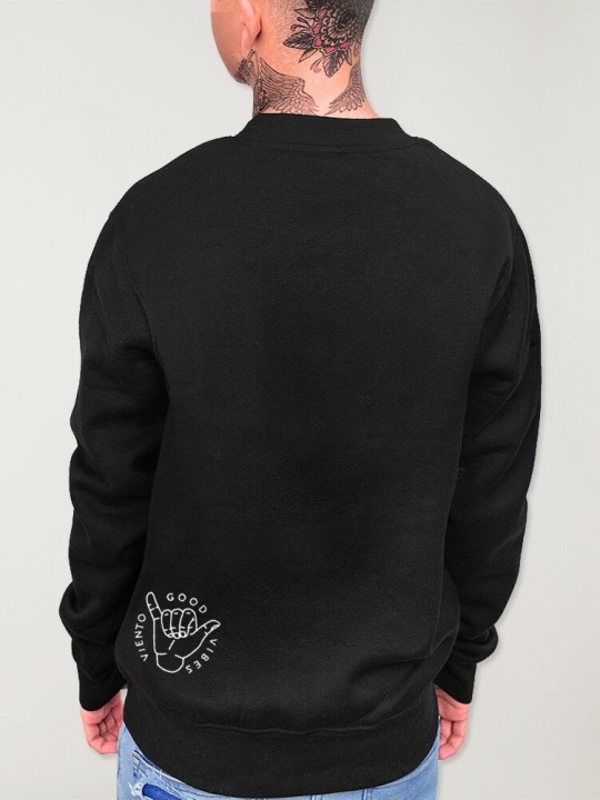 Men Sweatshirt Black Deepwater