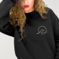 Sweatshirt de Mujer Negra Deepwater