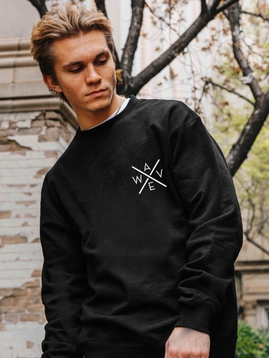 Men Sweatshirt Black Drifter