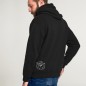 Sudadera de Hombre Negra Skull Crash