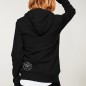 Hoodie Donna Nera Skull Crash