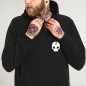 Hoodie Uomo Nera Skull Crash