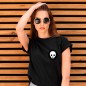 T-shirt Femme Noir Coco Surf Team