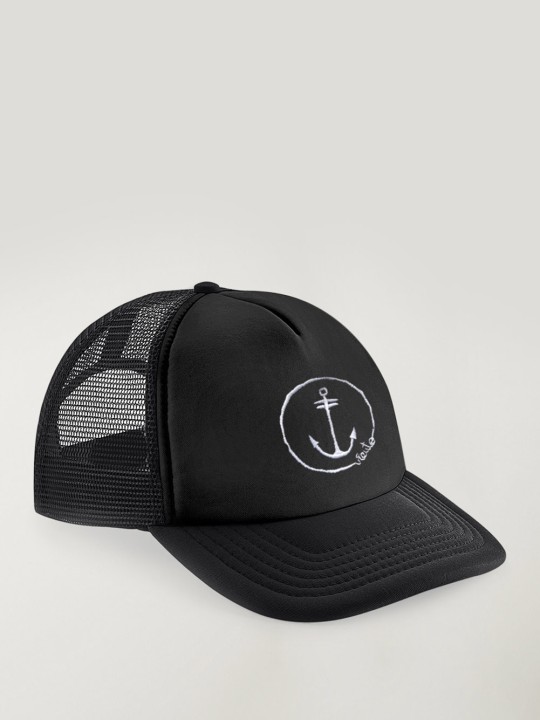 Cappellino trucker Nero Anchor Logo