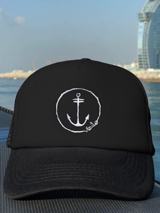 Cappellino trucker Nero Anchor Logo