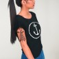 Camiseta de Mujer Negra Anchor Slab Logo