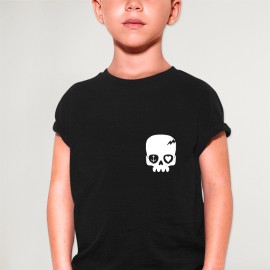 T-shirt Jungen Schwarz Calavera