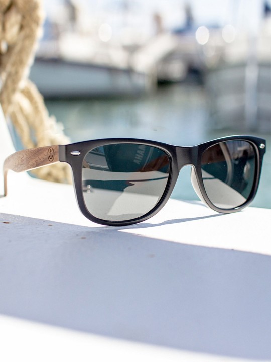 Hybrid Black Forest Wooden Sunglasses