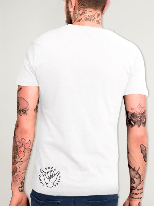 Camiseta de Hombre Blanca Slab