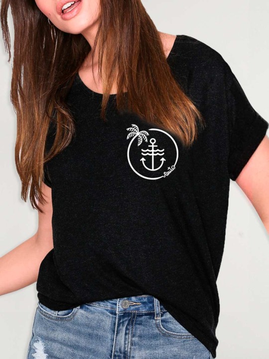 Women T-shirt Black Nomad