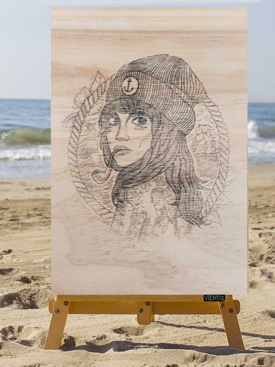 Planche de bois Transfer Woman Captain