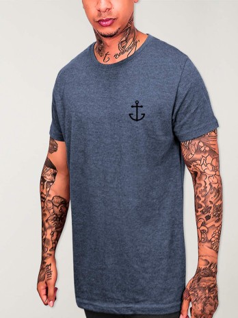 Camiseta de Hombre Azul Sumbawa