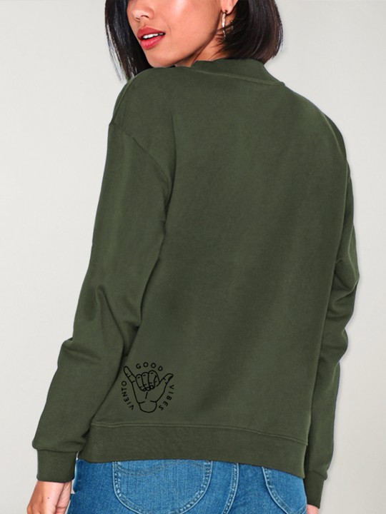 Women Sweatshirt Khaki Sumbawa