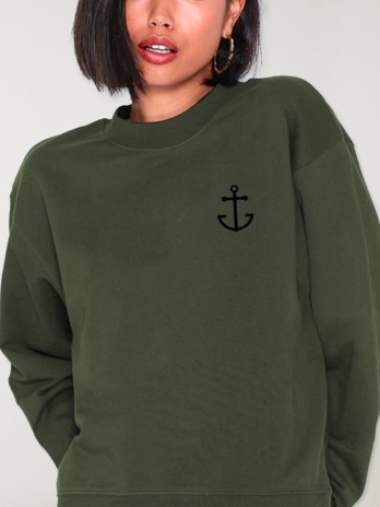 Sweatshirt Damen Khaki Sumbawa