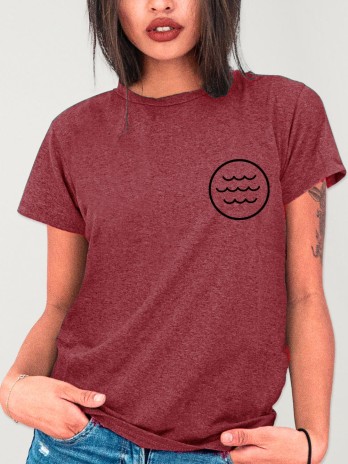 Camiseta Unisex Burdeos Tube