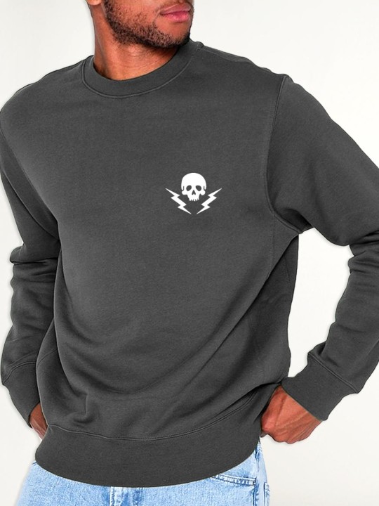 Sweatshirt de Hombre Plomo Rebel