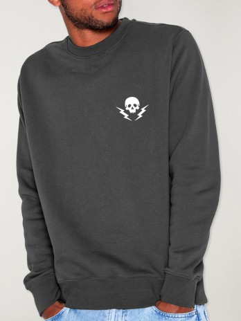Men Sweatshirt Dark Lead Rebel