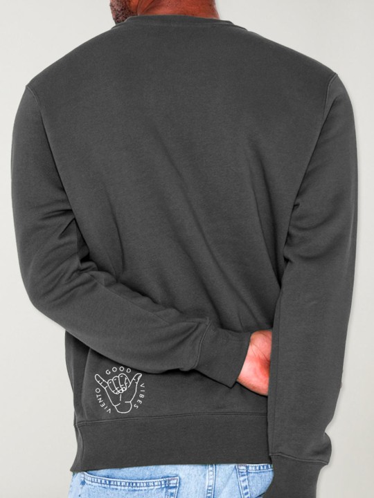 Men Sweatshirt Dark Lead Rebel