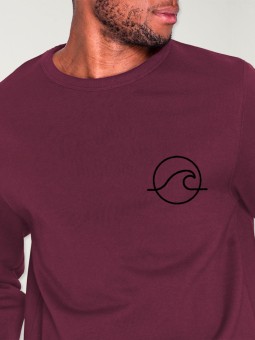 Sweatshirt de Hombre Burdeos Ride