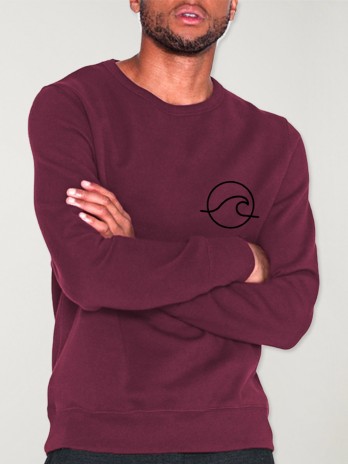 Sweatshirt de Hombre Burdeos Ride