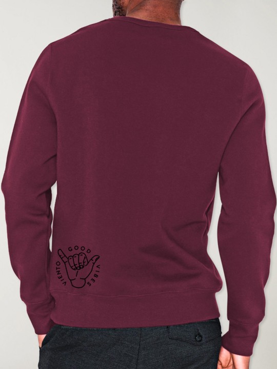 Felpa Uomo Bordeaux Ride