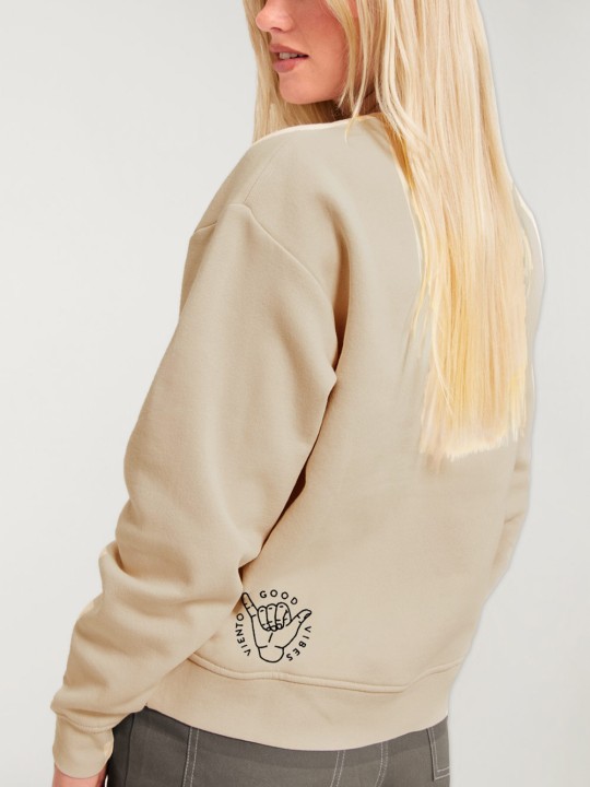 Sweat Femme Sable Ocean Vibes