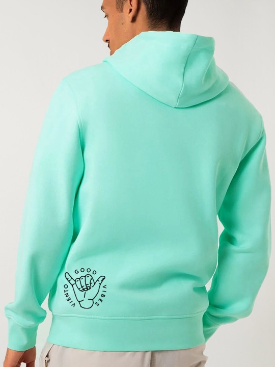 Kapuzenpullover Herren Mintgrün Paper Ship