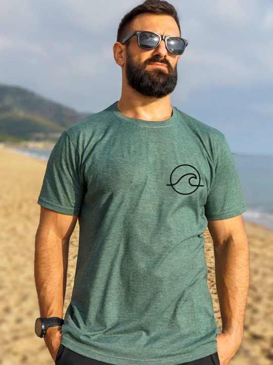 T-shirt Herren Grün Ride