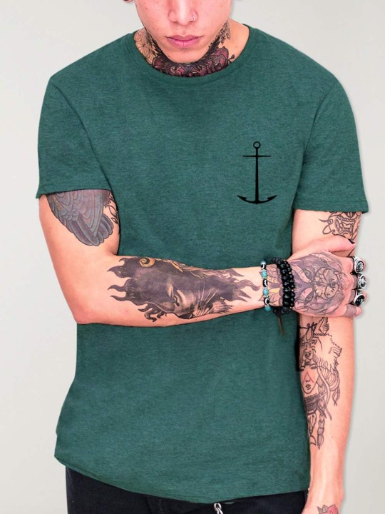 T-shirt Homme Vert Black Point