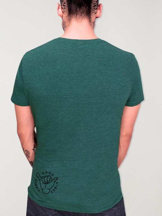 T-shirt Homme Vert Black Point
