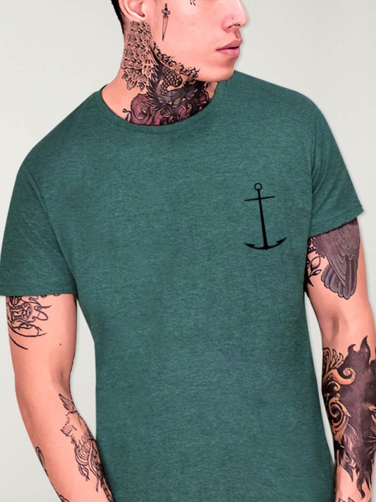 T-shirt Homme Vert Black Point