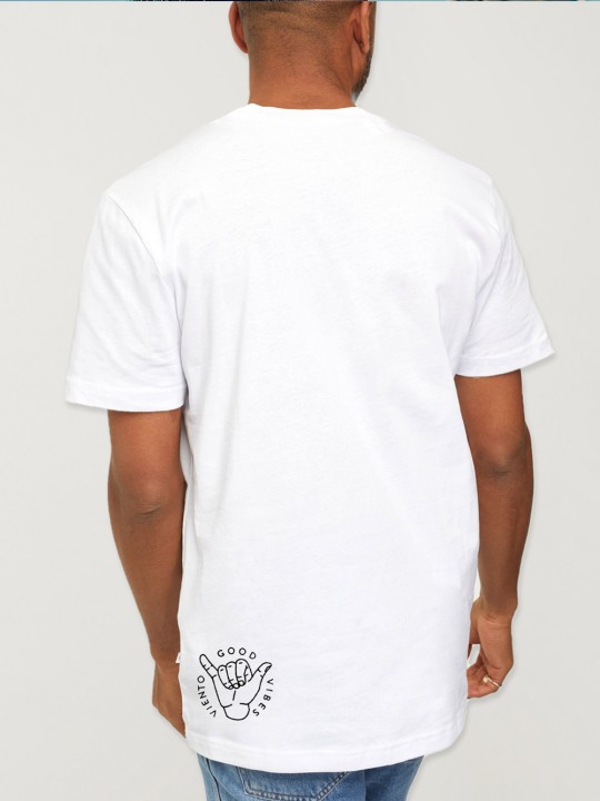 T-shirt Herren Weiß Ocean Vibes