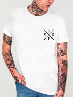 T-shirt Herren Weiß Square Surf