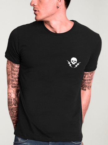 T-shirt Homme Noir Rebel