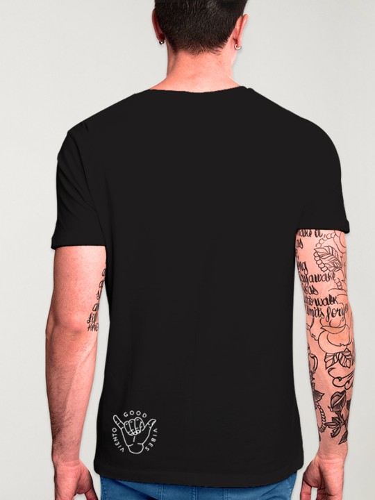 T-shirt Homme Noir Rebel