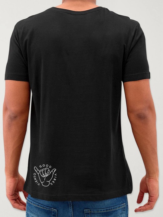 T-shirt Herren Schwarz Raid