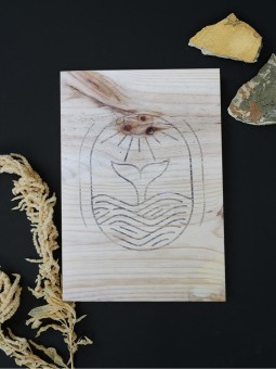 Tabla de Madera Transfer Sunny Whale