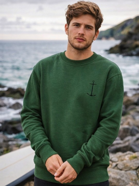 Sweatshirt Herren Grün Black Point