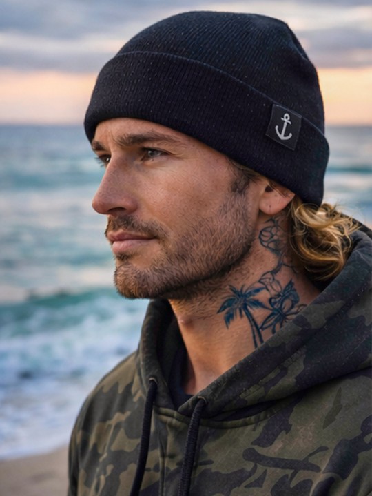 Chapeau de marin Noir Nature