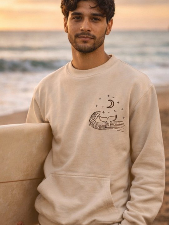 Sweatshirt Herren Sand Ocean Vibes