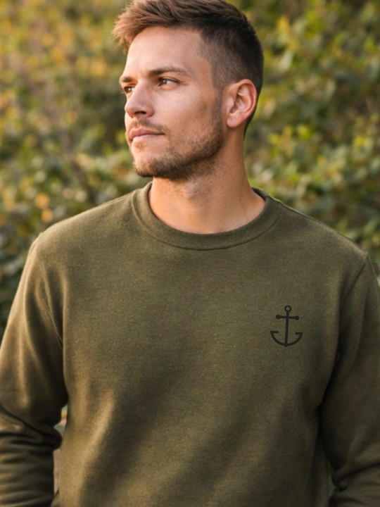 Men Sweatshirt Khaki Sumbawa