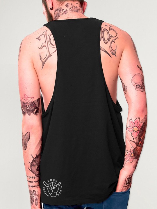 Débardeur Homme Noir Rebel