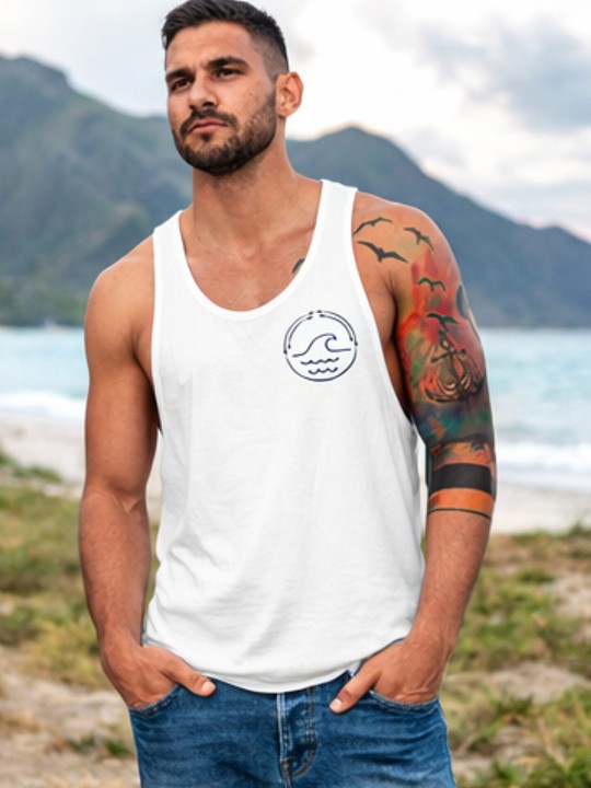 Débardeur Homme Blanc Coral