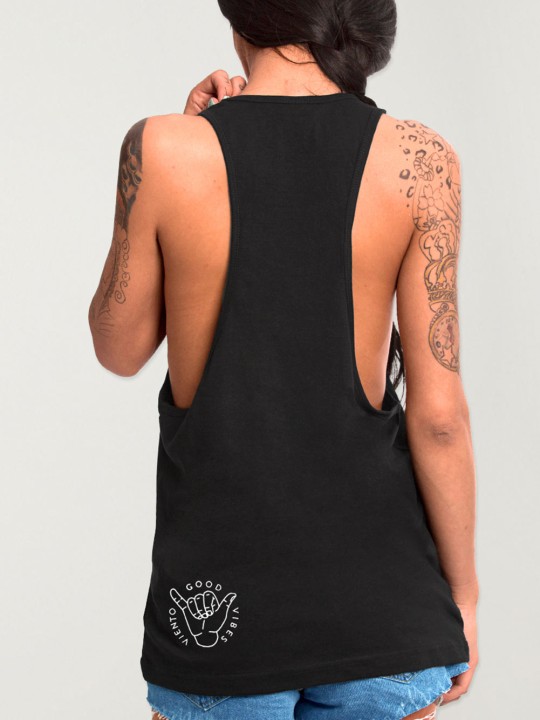 Unisex Tank Top Black Rebel