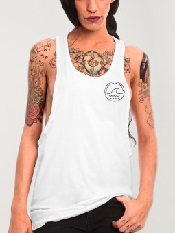 Unisex Tank Top White Coral