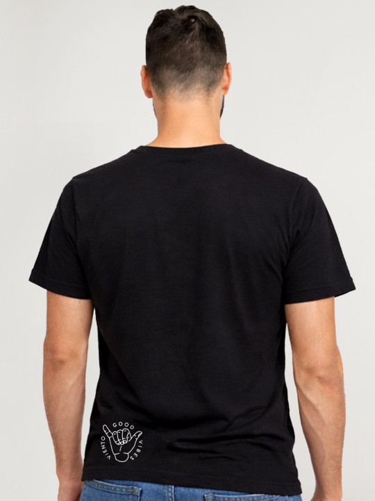 Maglietta Uomo Nera Lightning