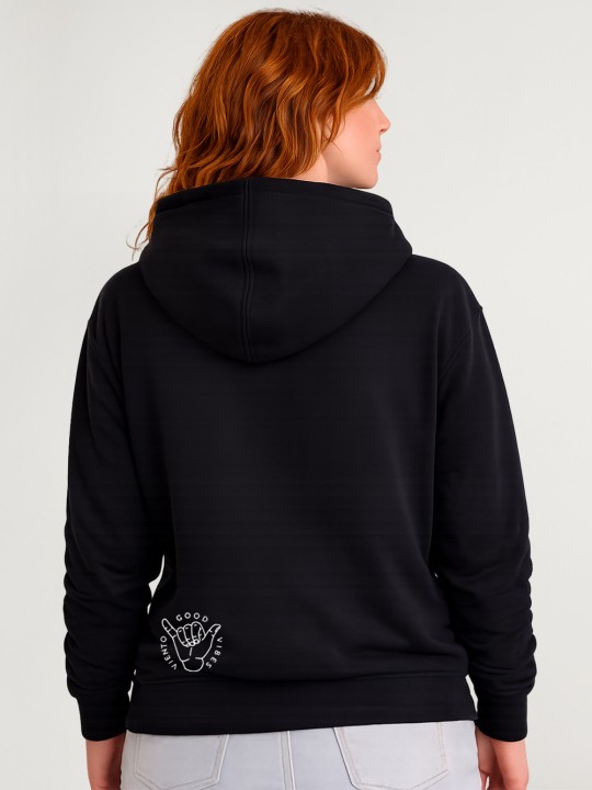 Women Hoodie Black Swell